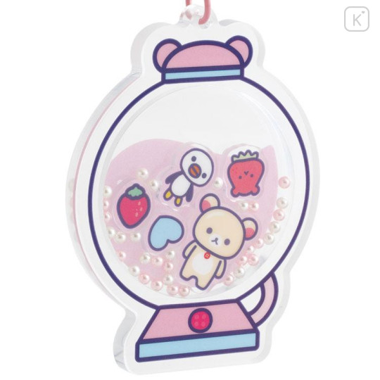 Japan San-X Shaka Shaka Acrylic Keychain - Korilakkuma : Rilakkuma Lab - 4