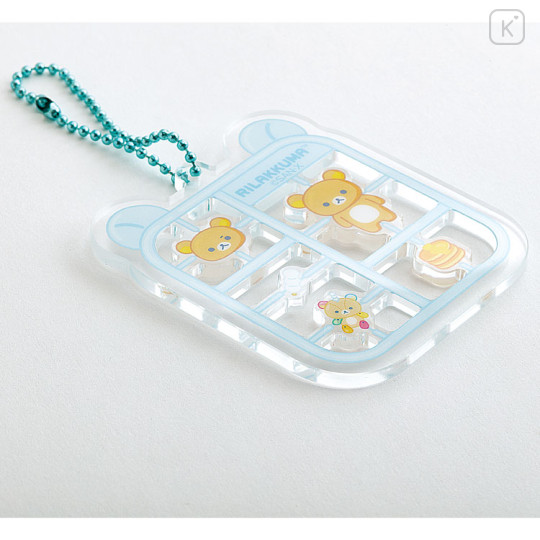 Japan San-X Secret Acrylic Keychain - Rilakkuma Lab Plastic Model Blind Box - 3