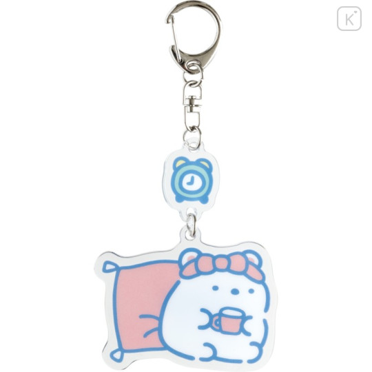 Japan San-X Secret Acrylic Keychain - Sumikko Gurashi : Everyone's Night Routine Blind Box - 3