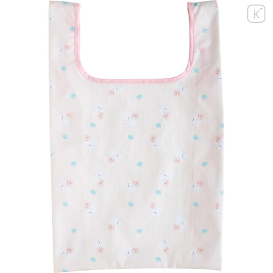 Japan San-X Eco Shopping Bag & Mascot Pouch with Carabiner Bag Charm - Sumikko Gurashi : Shirokuma - 2