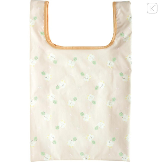 Japan San-X Eco Shopping Bag & Mascot Pouch with Carabiner Bag Charm - Sumikko Gurashi : Neko - 2