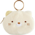 Japan San-X Eco Shopping Bag & Mascot Pouch with Carabiner Bag Charm - Sumikko Gurashi : Neko - 3