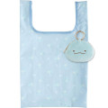Japan San-X Eco Shopping Bag & Mascot Pouch with Carabiner Bag Charm - Sumikko Gurashi : Tokage - 1