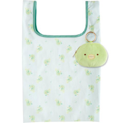 Japan San-X Eco Shopping Bag & Mascot Pouch with Carabiner Bag Charm - Sumikko Gurashi : Penguin?