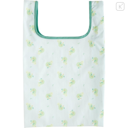 Japan San-X Eco Shopping Bag & Mascot Pouch with Carabiner Bag Charm - Sumikko Gurashi : Penguin? - 2