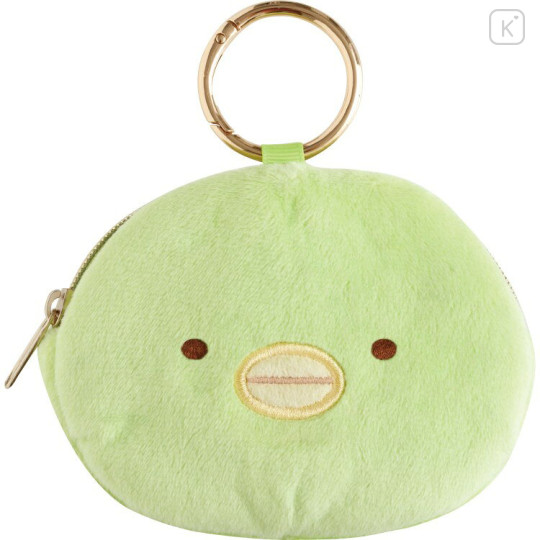 Japan San-X Eco Shopping Bag & Mascot Pouch with Carabiner Bag Charm - Sumikko Gurashi : Penguin? - 3