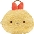 Japan San-X Eco Shopping Bag & Mascot Pouch with Carabiner Bag Charm - Sumikko Gurashi Ebifurai no Shippo Shrimp Tail - 3