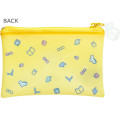 Japan San-X Clear Flat Mini Pouch - Sumikko Gurashi : Everyone's Night Routine Neko - 2
