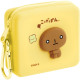 Japan San-X Mini Silicone Accessory Case With Carabiner - Kogepan : San-X Universe Yellow