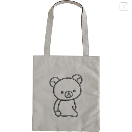 Japan San-X Tote Bag - Rilakkuma : Gray - 1