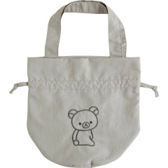 Japan San-X Drawstring Bag - Rilakkuma : Gray