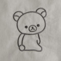 Japan San-X Drawstring Bag - Rilakkuma : Gray - 3