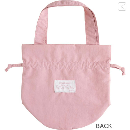 Japan San-X Drawstring Bag - Rilakkuma : Pink - 2