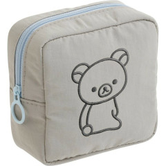 Japan San-X Pouch - Rilakkuma : Gray