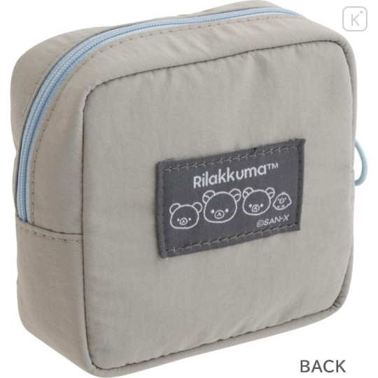 Japan San-X Pouch - Rilakkuma : Gray - 2