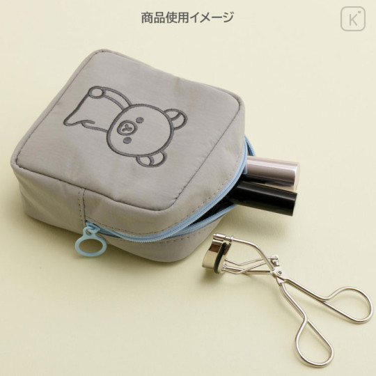 Japan San-X Pouch - Rilakkuma : Gray - 3