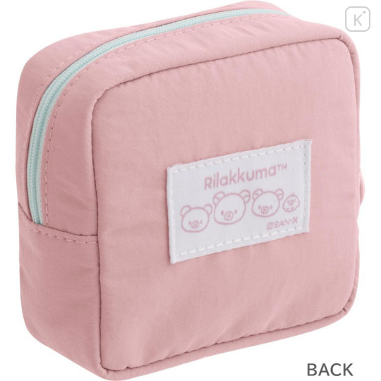 Japan San-X Pouch - Rilakkuma : Pink - 2