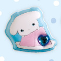 Japan San-X Original Squishy Sticker - Buru Buru Dog : Universe San-X Town - 2