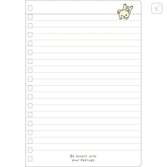 Japan San-X B6SP Notebook - Korilakkuma : Classic - 3