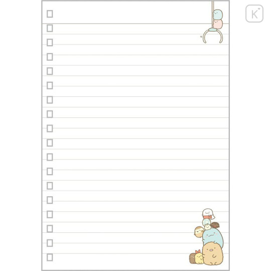 Japan San-X Original B6SP Notebook - Sumikko Gurashi : Room Corner - 3
