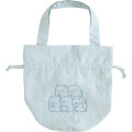 Japan San-X Original Drawstring Bag - Sumikko Gurashi : Blue - 1