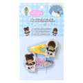 Japan Monchhichi Sequins Hair Clip Set - Bebichhichi-chan & Bebichhichi-kun : Star - 1