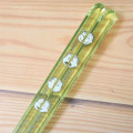 Japan Peanuts Chopsticks & Chopstick Rest Set - Snoopy : Linus Clear Green - 3