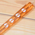 Japan Peanuts Chopsticks & Chopstick Rest Set - Snoopy : Charlie Clear Orange - 3