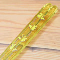 Japan Peanuts Chopsticks & Chopstick Rest Set - Snoopy & Woodstock : Clear Yellow - 3