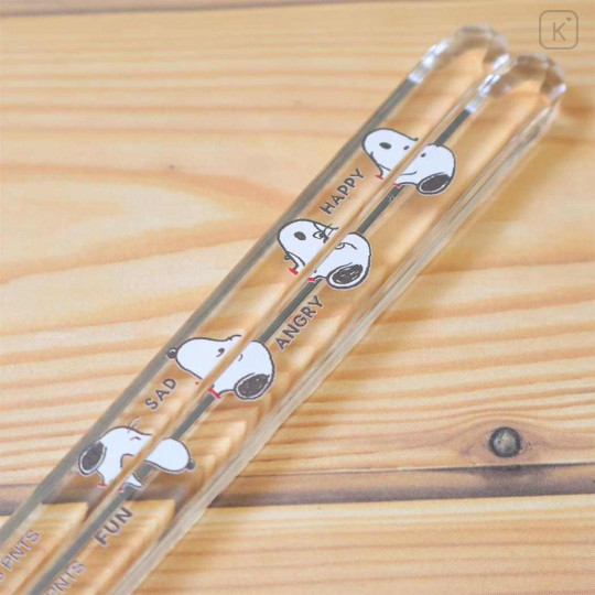 Japan Peanuts Chopsticks & Chopstick Rest Set - Snoopy : House Clear - 3