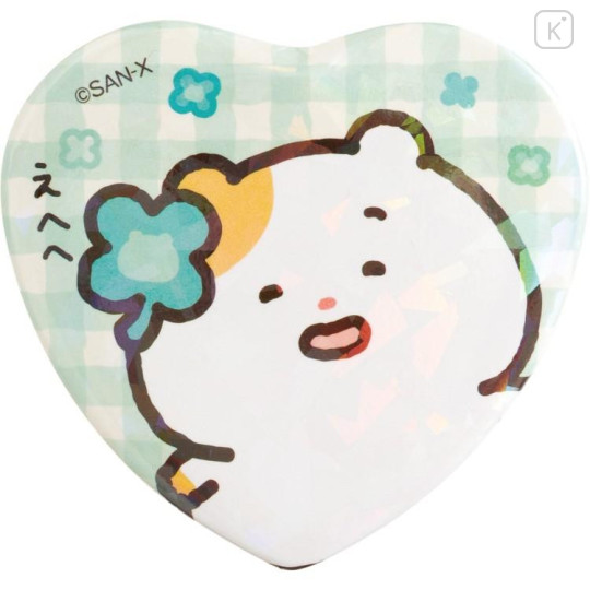 Japan San-X Secret Can Badge - Hamuchima : Little Happiness by Your Side Blind Box - 5