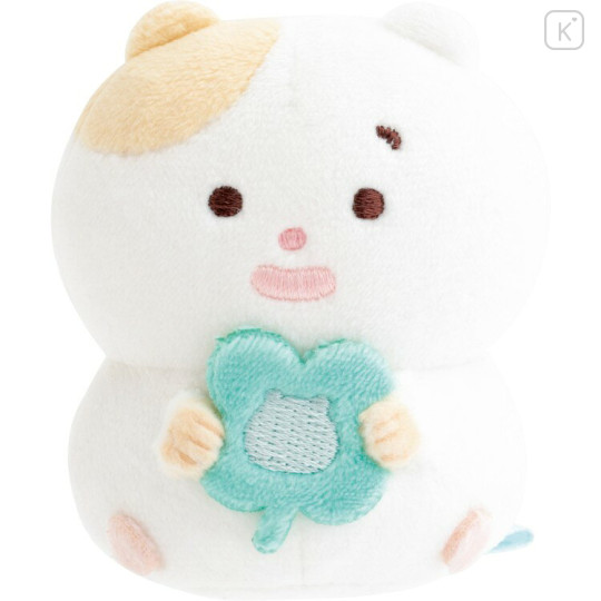 Japan San-X Tenori Plush - Hamuchima : Little Happiness by Your Side Clover - 1
