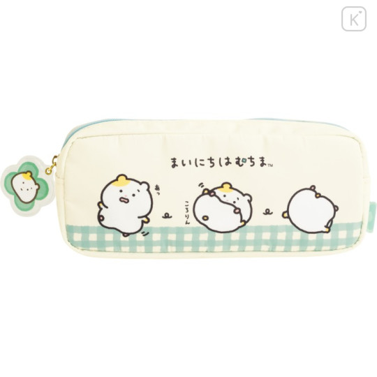 Japan San-X Pen Pouch - Hamuchima : Little Happiness by Your Side - 1