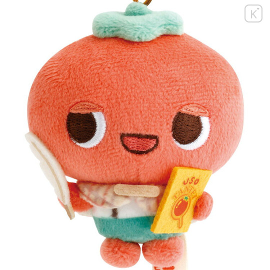 Japan San-X Hanging Plush - Uso Tantei Tomanto : With Pucchy Tomato - 2