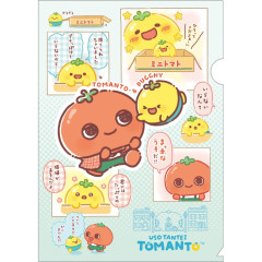 Japan San-X A4 Clear File - Uso Tantei Tomanto : With Pucchy