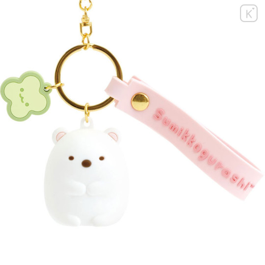 Japan San-X Mascot Keychain - Sumikko Gurashi : San-X Universe Shirokuma Polar Bear - 2