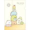 Japan San-X A4 Clear Holder - Sumikko Gurashi : Room Corner - 1