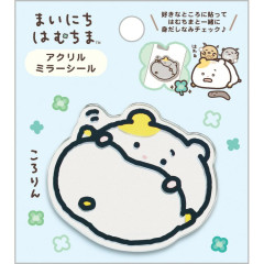 Japan San-X Acrylic Mirror Sticker - Hamuchima : Little Happiness by Your Side B