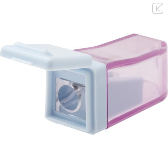 Japan San-X Windowed Soft Pen Case - Sumikko Gurashi : Purple Ribbon - 4