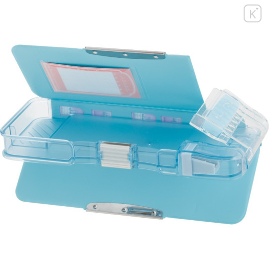 Japan San-X Original Windowed Soft Pen Case - Sumikko Gurashi : Blue Star - 2