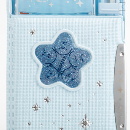 Japan San-X Windowed Soft Pen Case - Sumikko Gurashi : Blue Star - 3