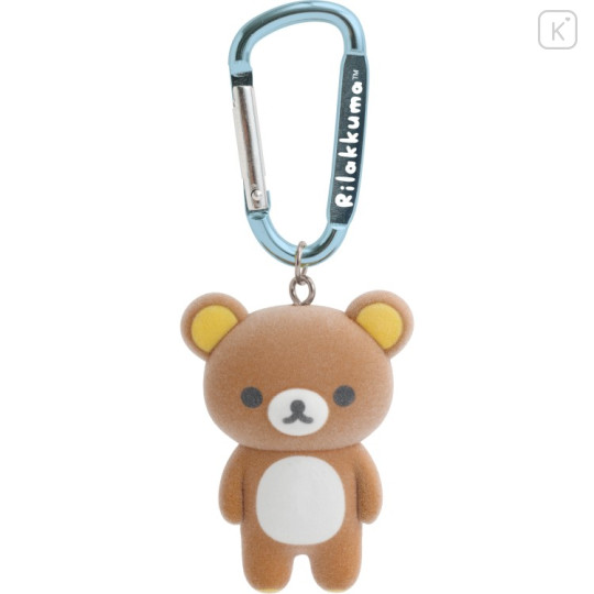Japan San-X Secret Flocky Mascot with Carabiner - Rilakkuma : Chairoikoguma's Kumakyun Days Blind Box - 3