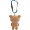 Japan San-X Original Secret Flocky Mascot with Carabiner - Rilakkuma : Chairoikoguma's Kumakyun Days Blind Box - 4