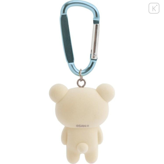 Japan San-X Secret Flocky Mascot with Carabiner - Rilakkuma : Chairoikoguma's Kumakyun Days Blind Box - 6