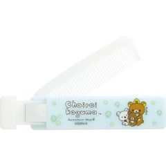 Japan San-X Original Mirror & Comb - Rilakkuma : Chairoikoguma's Kumakyun Days