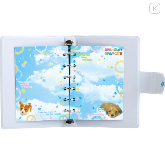 Japan San-X Squishy Sticker Binder - Wan Wan Wanko : Sky - 2