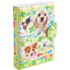 Japan San-X Squishy Sticker Binder - Wan Wan Wanko : Clover