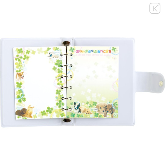 Japan San-X Squishy Sticker Binder - Wan Wan Wanko : Clover - 2