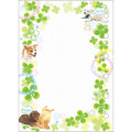 Japan San-X Squishy Sticker Binder - Wan Wan Wanko : Clover - 4