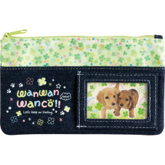 Japan San-X Pen Pouch - Wan Wan Wanko : Clover